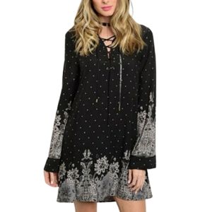 Bell Sleeved Dress